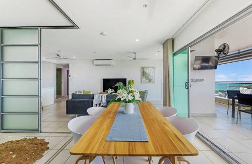 Darwin City Centre Apartment | Crystal Waterfront - A Panoramic Balcony Haven