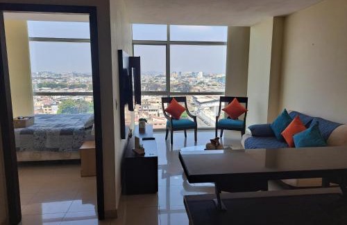 Guayaquil Apartment | Cuarzo suite, vista a la ciudad