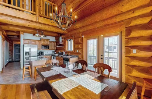 Mineral House | Custom-built lakefront home with lake views, firepit, fireplaces, dock, &HOT TUB