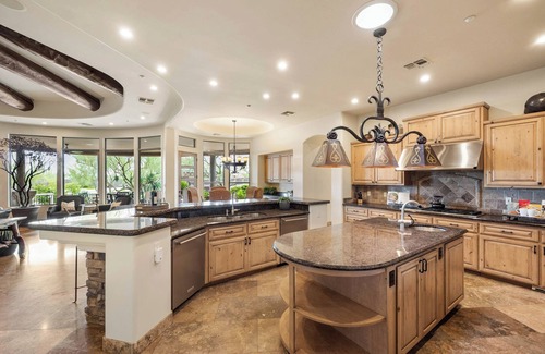 North Scottsdale House | Custom Southwest Dream Home with Pickleball Court and Resort-Style Setting!