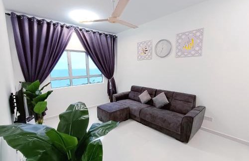 Kampung Ladang Tok Pelam Apartment | D'luna Homestay Terengganu Seaview - Ocean View