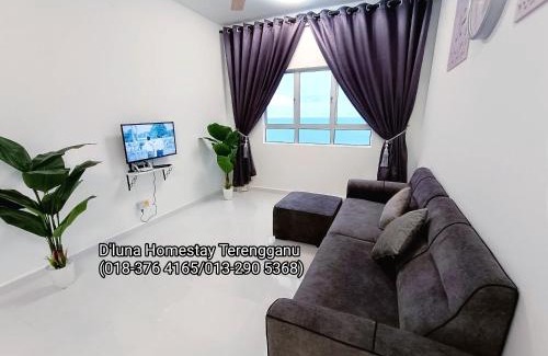 Kampung Ladang Tok Pelam Apartment | D'luna Homestay Terengganu Seaview - Ocean View