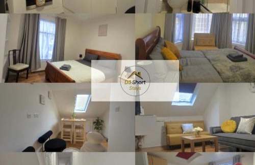 Moffat Apartment | D3 Short Stay 4BR Home 2mins to Wood Green Metro and Parking Free