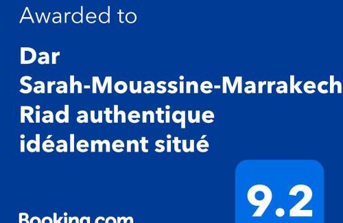 Mouassine House | Dar Sarah-Mouassine-Marrakech, Riad authentique idéalement situé