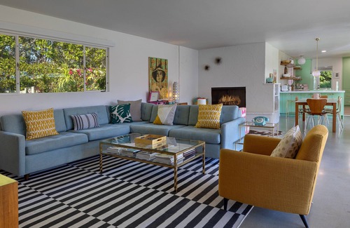 Old Las Palmas House | Dazzling MId-Century in P.S. Uptown Design District, 40 x 18' Pool, Spa, Views