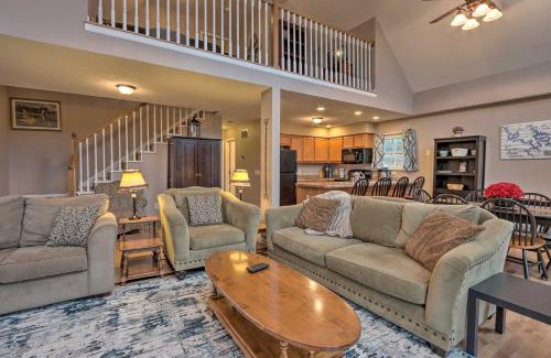 Osage Beach House | Deck and Fire Pit Lake-View Osage Beach Home!