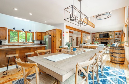 Blakeslee House | Deck side Retreat w/Dock & Hot Tub