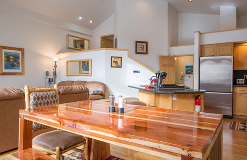 Frisco House | Deck with Private Hot Tub and Yard with towering aspens