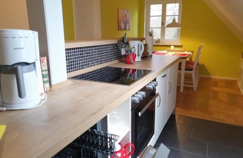Dangasterweide Apartment | Deichhof Dangast - Ferienwohnung Gartenblick