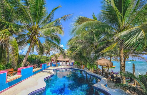 Akumal Condo | Del Sol Beachfront Unit 303: 1 BR, 1 BA Condominium in Akumal, Sleeps 2