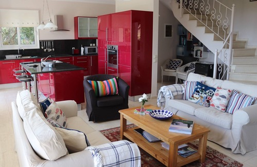 Petaleia Villa | Delightful Secluded Villa Above Avlaki. Fabulous Views, Private Pool, A/C Wi-fi