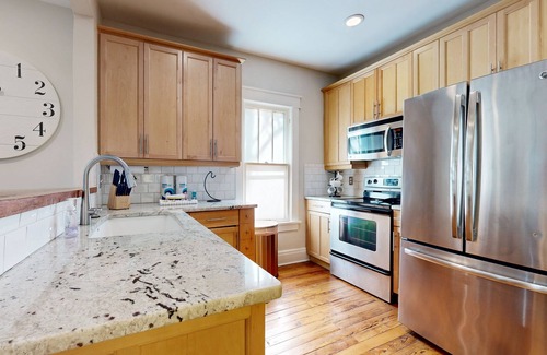 Shelby Hills House | Delightful updated home with furnished patio, washer/dryer, & AC