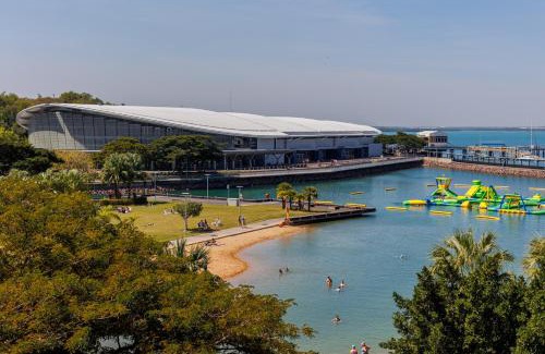 Darwin City Centre Apartment | Delightful Waterfront Lagoon Views & Restaurants