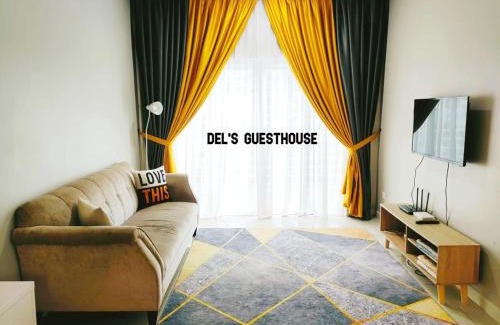 Kajang Apartment | Del’s Guesthouse @ Southville Same Level with Pool fits 8