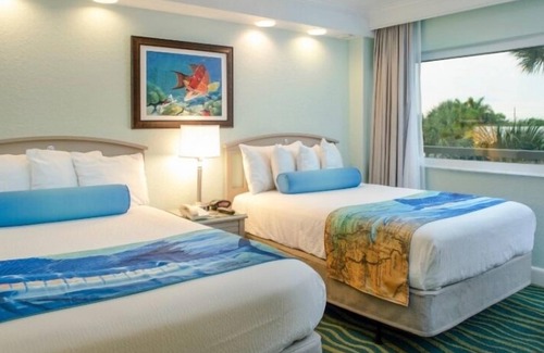 St. Pete Beach Hotel | Deluxe 2 Double Beds at RumFish Beach Resort
