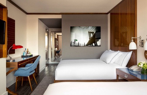 Hudson Square Hotel | Deluxe Double Double, Hotel Hugo, Art-Industrial Design, Heart of SoHo