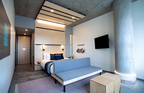 River North Art District Hotel | Deluxe King City View: The Source Hotel, Rooftop Bar, Japanese Tubs, in RiNo