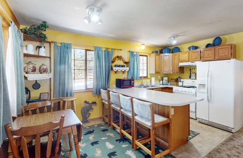 Westcliffe House | Deluxe mountain cabin with scenic views, woodstove, W/D, & grill - dog friendly