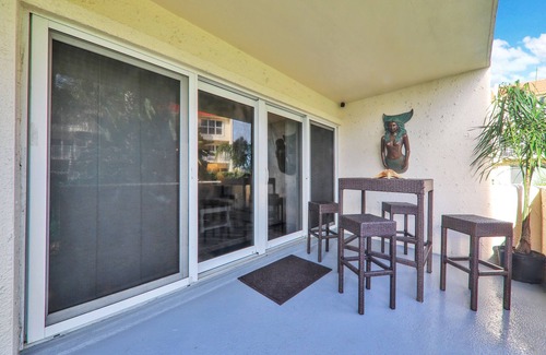 St. Augustine Beach Condo | Deluxe ocean-view, poolside, first floor flat with 2 bedrooms, 2 baths