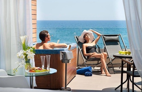 Potamos tis Germasogeias Apartment | Deluxe Sea View Room with Balcony
