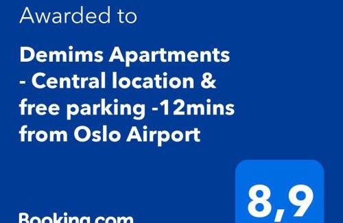 Lillestrom Apartment | Demims Apartments Lillestrøm - Central location & Parking
