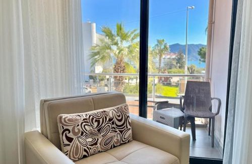 Marmaris City Center Apartment | Deniz Manzaralı, Plaja 100 Metre, Luks Daire 1
