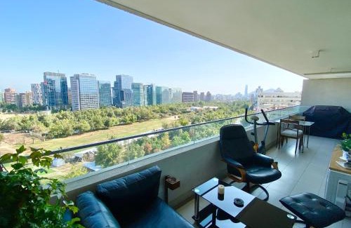 Apoquindo Apartment | Departamento con gran vista a pasos de Parque Arauco