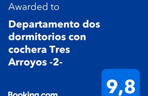 Tres Arroyos Apartment | Departamento dos dormitorios con cochera Tres Arroyos -2-
