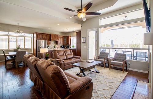 Mountain Park Ranch House | Desert Canyon Retreat w/heated pool & desert view
