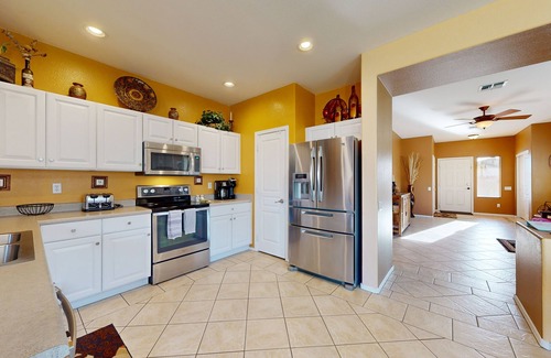 Gold Canyon House | Desert escape with gorgeous mountain view, pool, spa & expansive patio