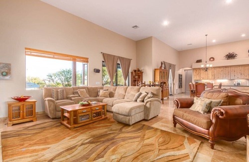 Rio Verde Foothills House | Desert Foothils Rustic Resort Oasis w/Pool & Spa