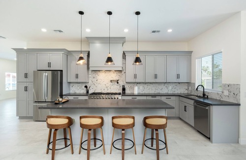 Woodleaf House | Desert Jewel: NEW 4BD Home with Game Room & Private Pool