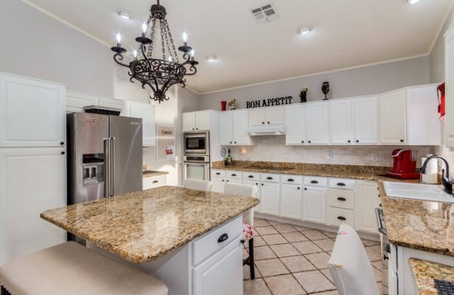 Arrowhead Lakes House | Desert Lakehouse Oasis:Heated pool, heated spa, & pontoon boat use included.