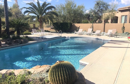 Rio Verde House | Desert Oasis on Rio Verde Golf Course with baja pool, spa & putting green