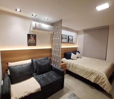 Centro Apartment | Desfrute Studio Premium com piscina no coração da Lapa