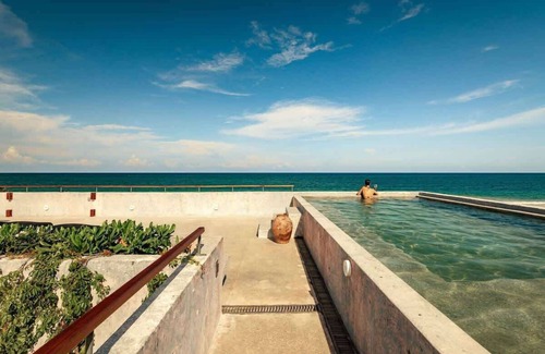 Tulum City Center House | Design awards beach Villa with 4BR and sky pool