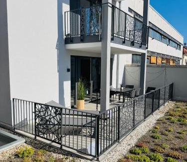 Schwetzingen Apartment | Design City Apartment, Dachterrasse, Top Lage