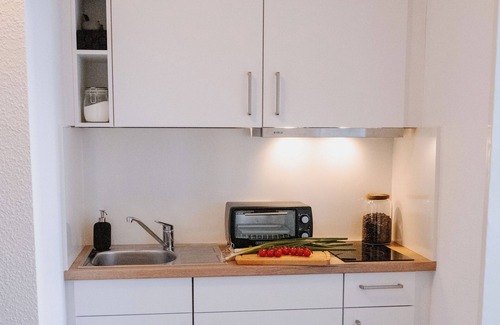 Wismar Condo | Design oasis for 3 with a view of Wismar harbor