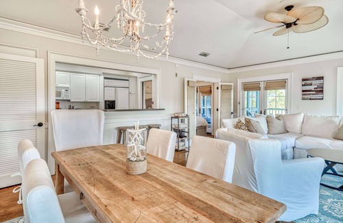 Watercolor Condo | Designer Condo Overlooks Cerulean Park and 100 Yards to Beach Club. With Bikes.