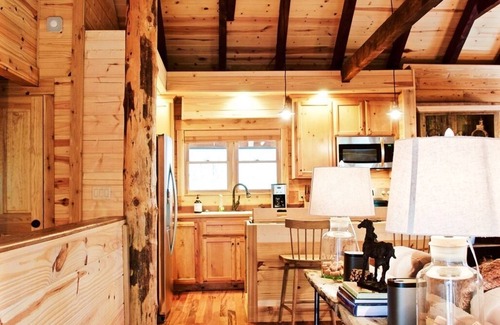 Cashiers Cabin | Designer Log Cabin - Outdoor Fire Pit - Resort Amenities