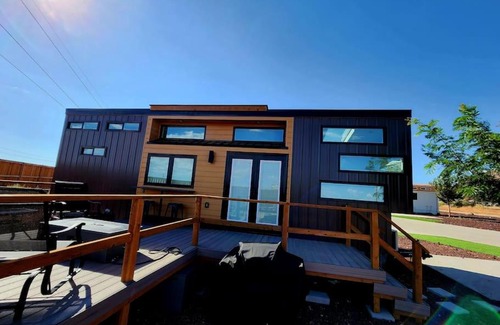 Apple Valley House | Designer Modern Tiny Home w All of The Amenities