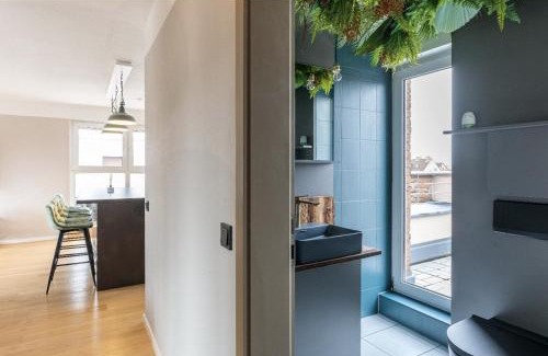 Mitte Apartment | Designer Penthouse in St Johannes, toller Ausblick über den Dächern Nürnbergs