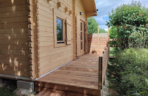 Ville-sur-Lumes Ski Chalet | Detached chalet with unobstructed view of natural surroundings.