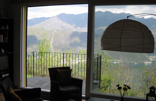 Carona House | Detached holiday home with a large garden to run around and a wonderful view