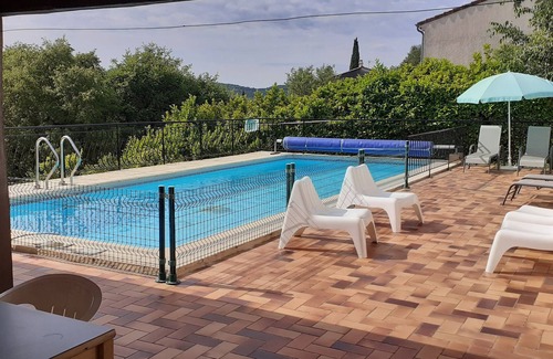 Chauzon House | Detached house with pool and Bowling for 12 people