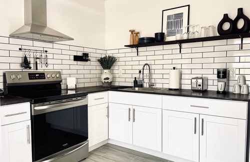 Camelback East House | Detached studio guesthouse with full kitchen.
