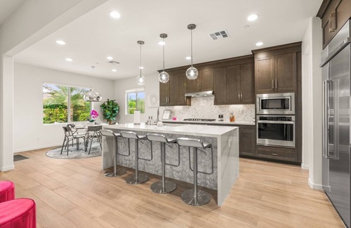 Carmela House | Dezert Joy by VARE | Pool+Spa, BBQ, Fire Pit, Pool Table!