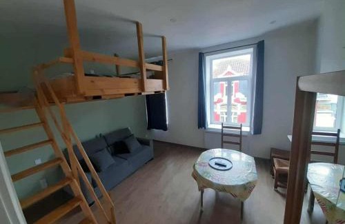 Malo-les-Bains Apartment | Digue de mer Dunkerque, Aquae Mare, capacité 4 personnes mezzanine