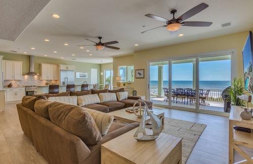 Indian Shores House | Direct Beach Front - Pool Home - 6 Bedrooms - 4.5 Bath