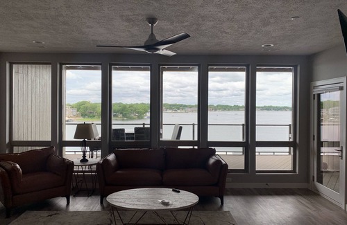 Arnolds Park Condo | Direct Lakeside View, 5 bed, 2.5 bath Condo at Bridges Bay